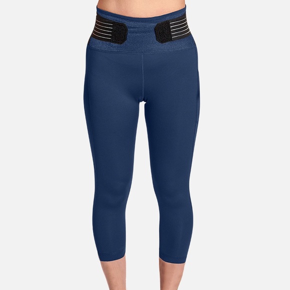 Tommie Copper Adjustable Back Support Ankle Length Leggings - Picture 8 of 9